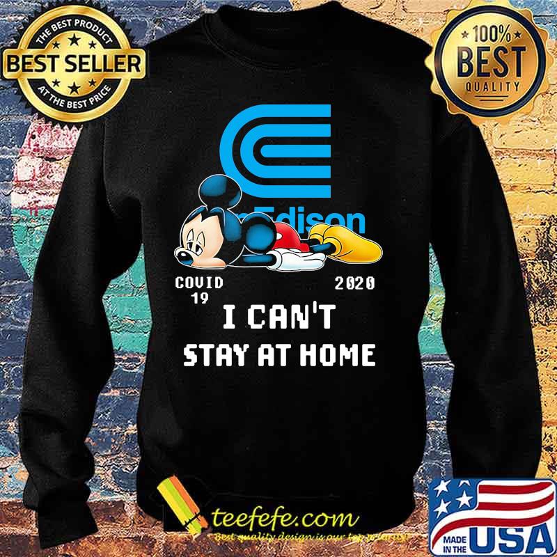 Mickey mouse con edison covid-19 2020 i can't stay at home s Sweater Mickey mouse con edison covid-19 2020 i can't stay at home s Sweater