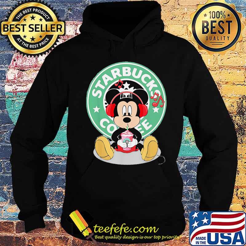 Mickey mouse drinking starbucks coffee logo s Hoodie Mickey mouse drinking starbucks coffee logo s Hoodie