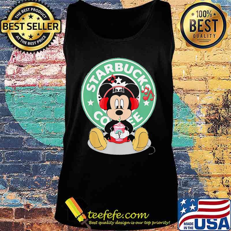 Mickey mouse drinking starbucks coffee logo s Tank top Mickey mouse drinking starbucks coffee logo s Tank top