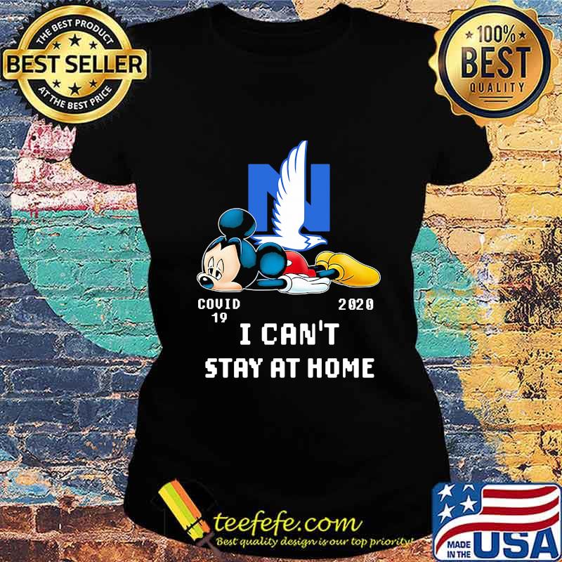 Mickey mouse eagle initial n i can't stay at home covid-19 2020 s Ladies tee Mickey mouse eagle initial n i can't stay at home covid-19 2020 s Ladies tee