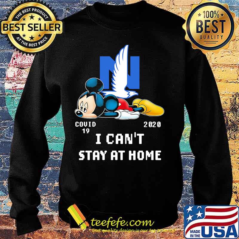 Mickey mouse eagle initial n i can't stay at home covid-19 2020 s Sweater Mickey mouse eagle initial n i can't stay at home covid-19 2020 s Sweater