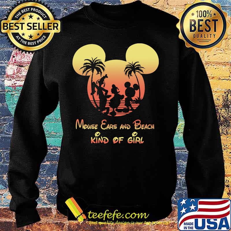 Mickey mouse ears and beach kind of girl s Sweater Mickey mouse ears and beach kind of girl s Sweater