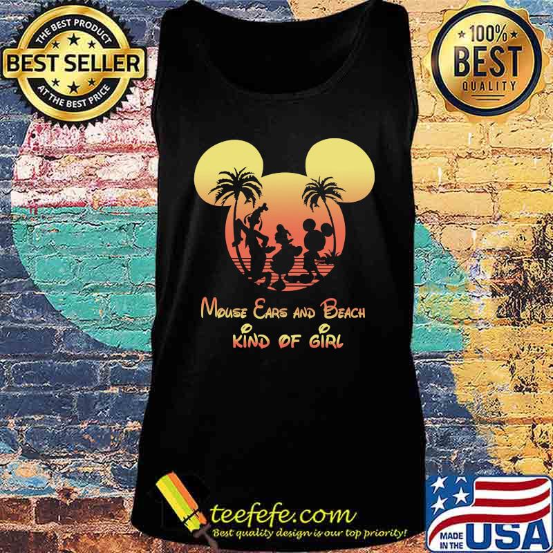 Mickey mouse ears and beach kind of girl s Tank top Mickey mouse ears and beach kind of girl s Tank top
