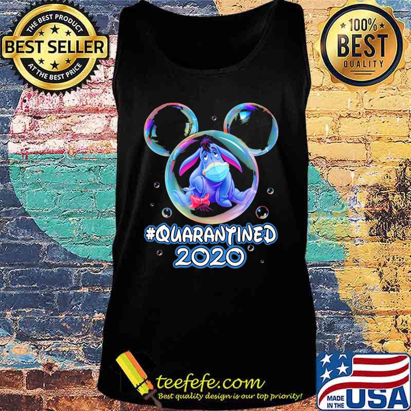 Mickey mouse eeyore wear mask quarantined 2020 s Tank top Mickey mouse eeyore wear mask quarantined 2020 s Tank top