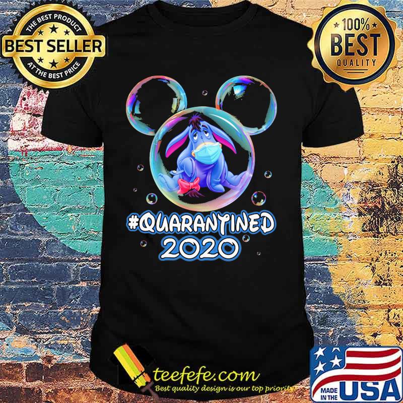Mickey mouse eeyore wear mask quarantined 2020 shirt Mickey mouse eeyore wear mask quarantined 2020 shirt