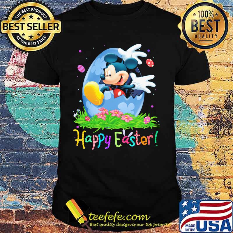 Mickey mouse happy easter flowers shirt Mickey mouse happy easter flowers shirt