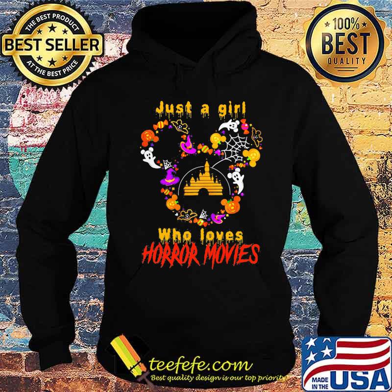 Mickey mouse just a girl who loves horror movies s Hoodie Mickey mouse just a girl who loves horror movies s Hoodie