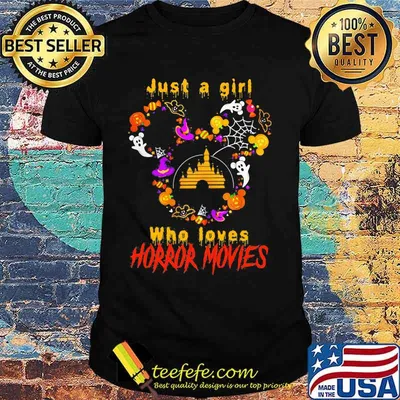 Mickey mouse just a girl who loves horror movies shirt