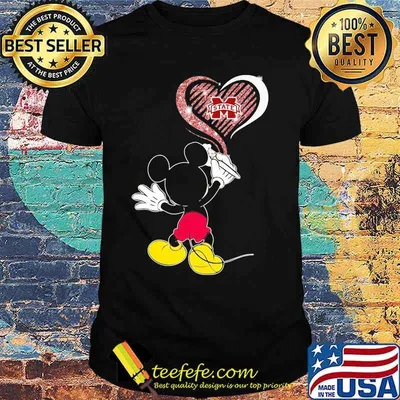 Mickey mouse michigan state heart diamond shirt
