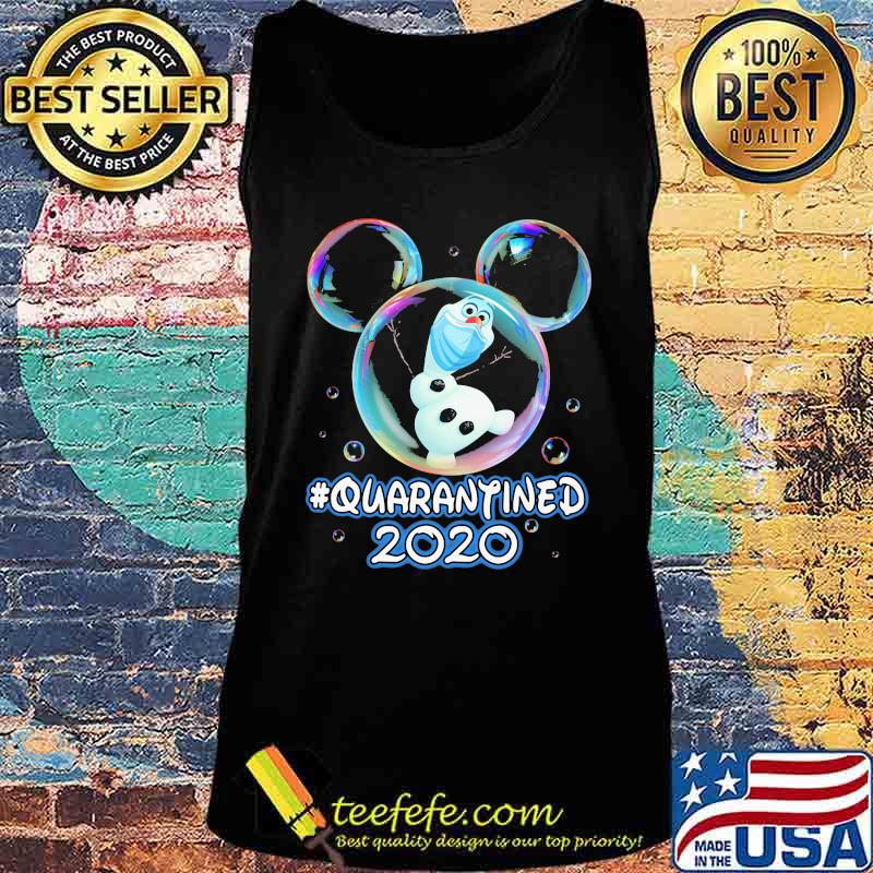 Mickey mouse olaf wear mask quarantined 2020 s Tank top Mickey mouse olaf wear mask quarantined 2020 s Tank top