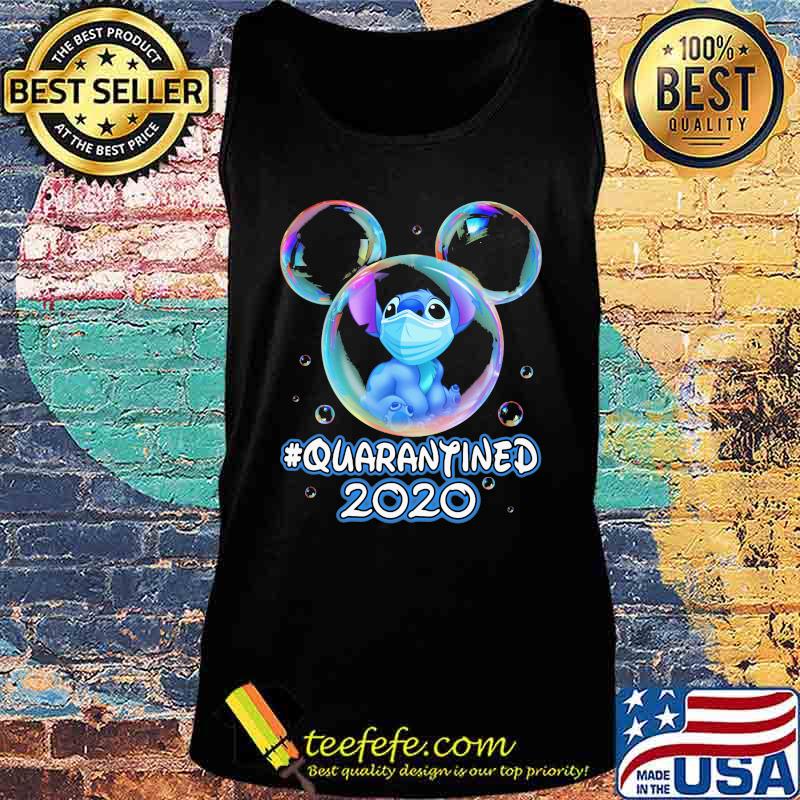 Mickey mouse stitch wear mask quarantined 2020 s Tank top Mickey mouse stitch wear mask quarantined 2020 s Tank top