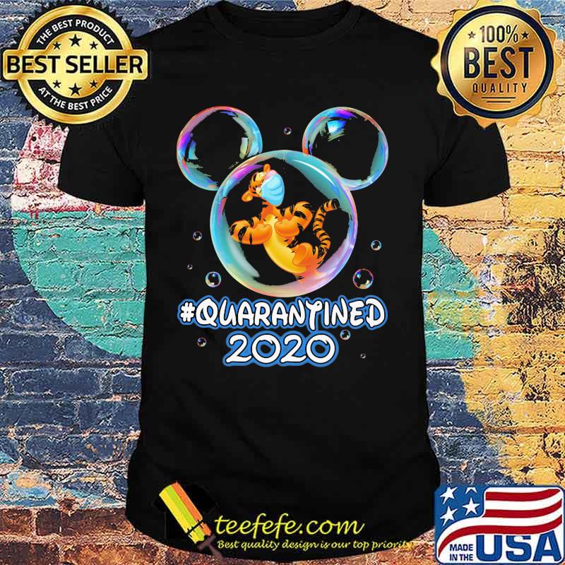 Mickey mouse tigger wear mask quarantined 2020 shirt Mickey mouse tigger wear mask quarantined 2020 shirt