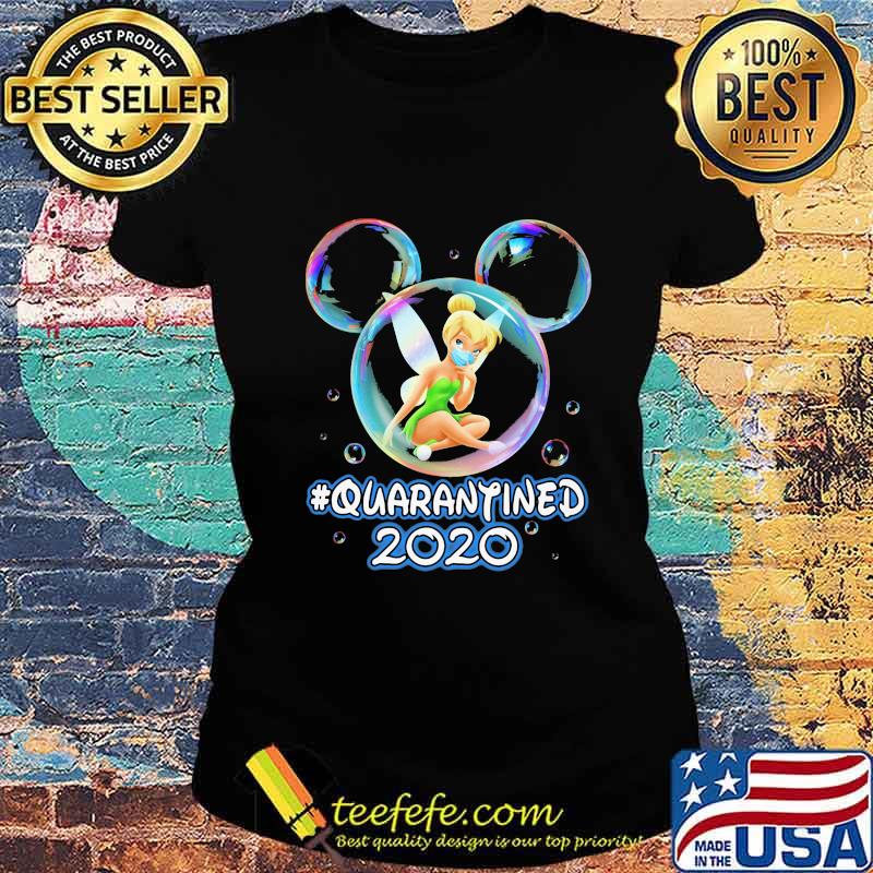 Mickey mouse tinker bell wear mask quarantined 2020 s Ladies tee Mickey mouse tinker bell wear mask quarantined 2020 s Ladies tee