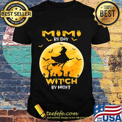 Mimi By Day Witch By Night Funny Gifts Halloween Costume T-Shirt