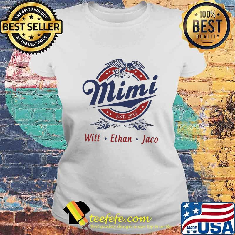 Mimi est 2015 will ethan jaco logo s Laides tee Mimi est 2015 will ethan jaco logo s Laides tee