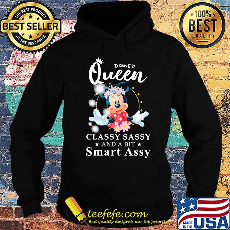 Minnie mouse disney queen classy sassy and a bit smart assy s Hoodie Minnie mouse disney queen classy sassy and a bit smart assy s Hoodie