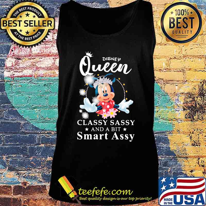 Minnie mouse disney queen classy sassy and a bit smart assy s Tank top Minnie mouse disney queen classy sassy and a bit smart assy s Tank top