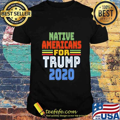 Native Americans For Trump 2020 Pro Trump Indigenous People Premium T-Shirt