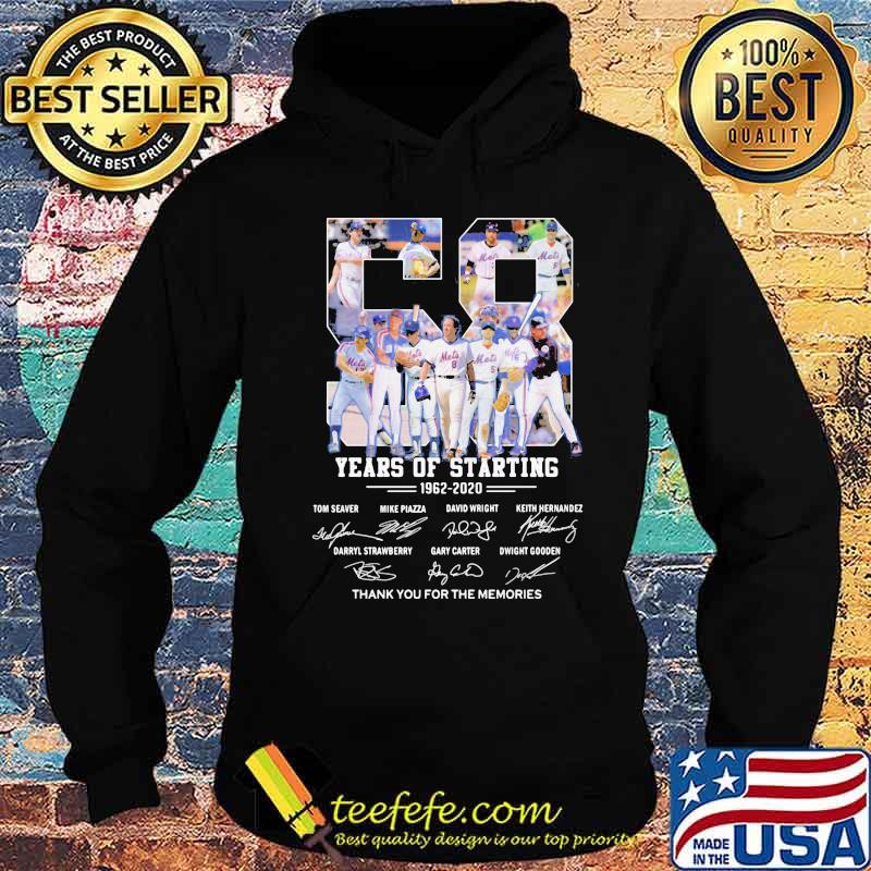 New york mets 58 years of staring 1962 2020 thank you for the memories signatures s Hoodie New york mets 58 years of staring 1962 2020 thank you for the memories signatures s Hoodie