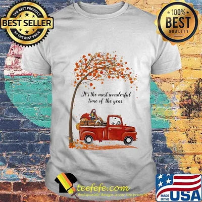Nightmare riding car it's the most wonderful time of the year leaves tree shirt