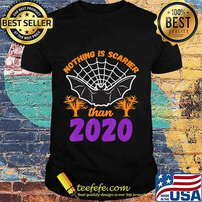 Nothing Is Scarier Than 2020 Halloween Bat T-Shirt T-Shirt