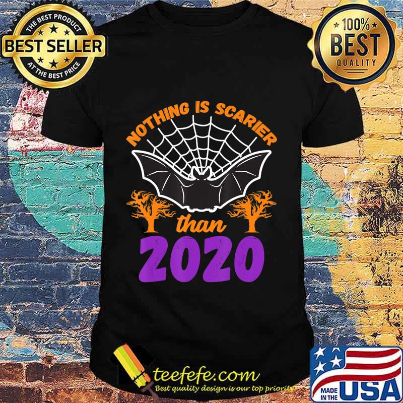 Nothing Is Scarier Than 2020 Halloween Bat T-Shirt T-Shirt