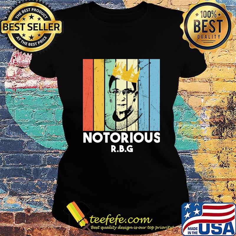 Notorious R.B.G vintage retro s Ladies tee Notorious R.B.G vintage retro s Ladies tee