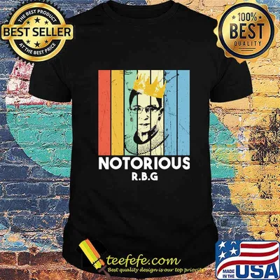 Notorious R.B.G vintage retro shirt
