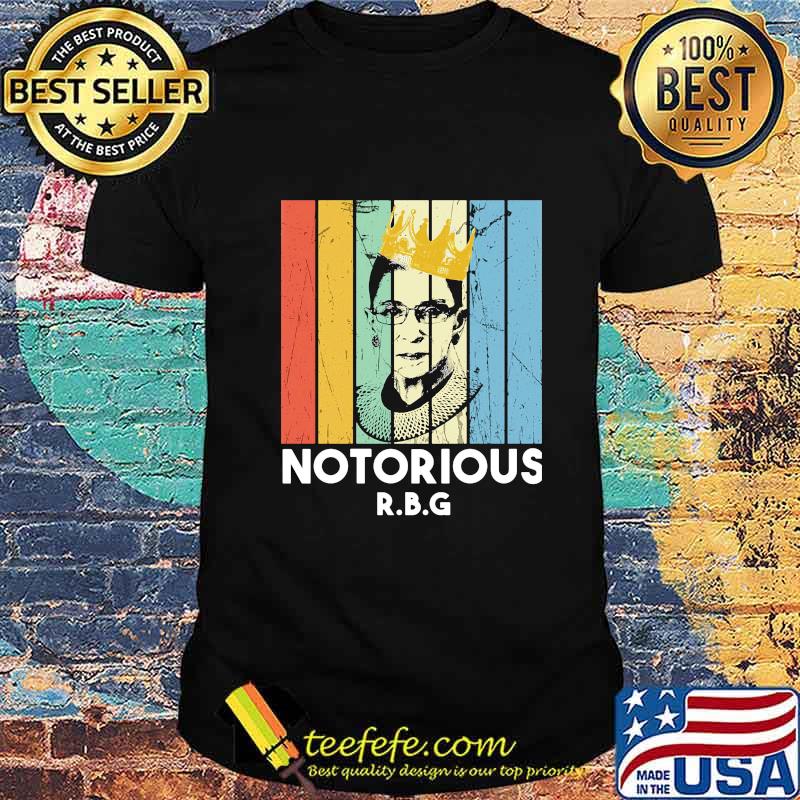 Notorious R.B.G vintage retro shirt