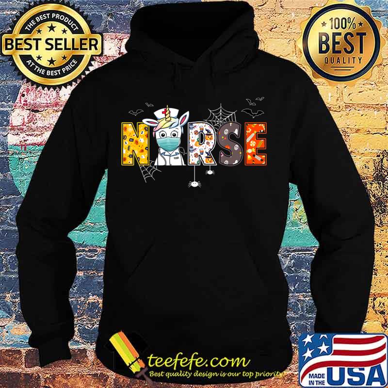 Nurse Halloween Shirt Unicorn Pumpkin Boo Spider Witch Hat T-Shirt Hoodie Nurse Halloween Shirt Unicorn Pumpkin Boo Spider Witch Hat T-Shirt Hoodie