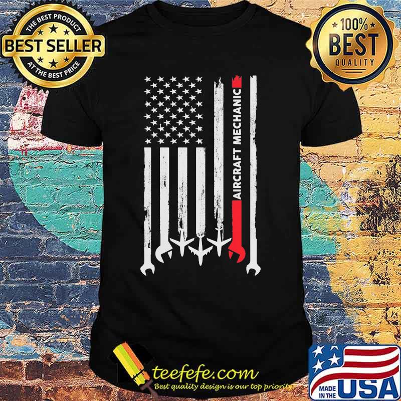 Official Aircraft Mechanic American Flag Independence Day Shirt Official Aircraft Mechanic American Flag Independence Day Shirt