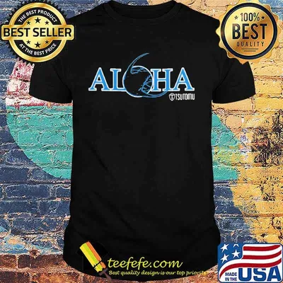 Official aloha tsutomu logo shirt