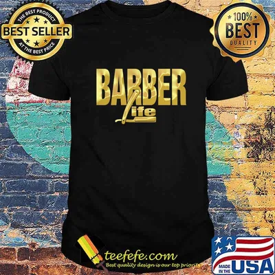 OFFICIAL BARBER LIFE GOLD SHIRT