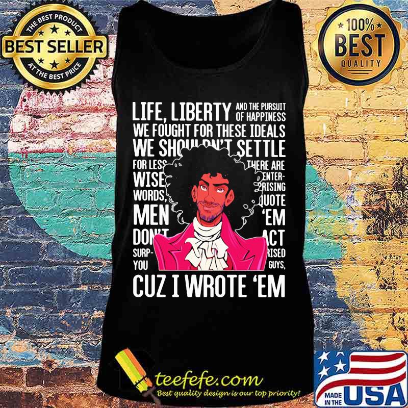 Official Cuz I wrote 'em s Tank top Official Cuz I wrote 'em s Tank top