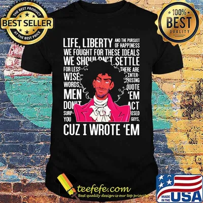 Official Cuz I wrote 'em shirt
