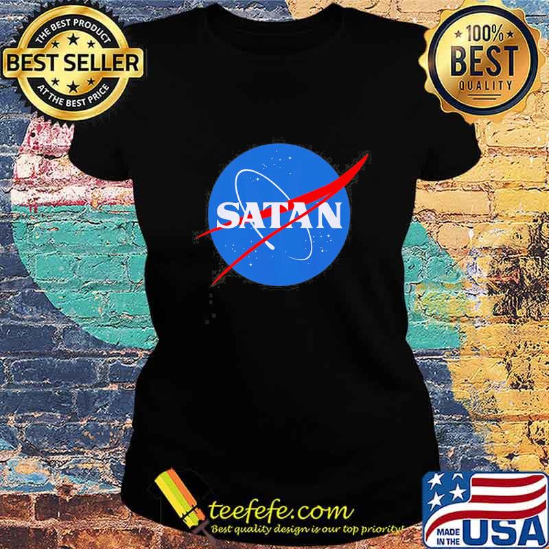 Official satan nasa logo s Ladies tee Official satan nasa logo s Ladies tee