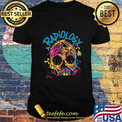 Official skull radiology color shirt