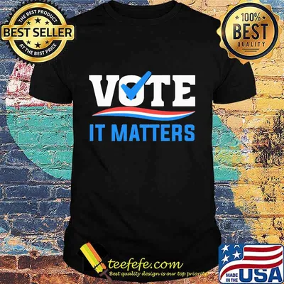 Official Vote It Matters America Line Shirt