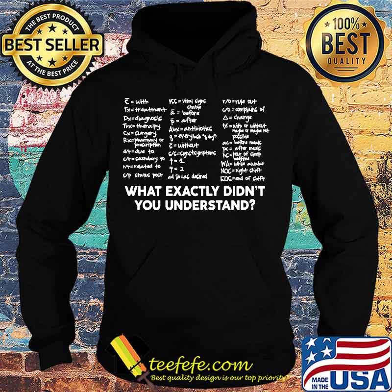 Official What Exactly Didn’t You Understand Shirt Hoodie Official What Exactly Didn’t You Understand Shirt Hoodie