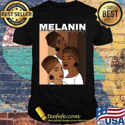 Oheneba Melanin Shades Drippin Shirt Women Afro Queen T-Shirt