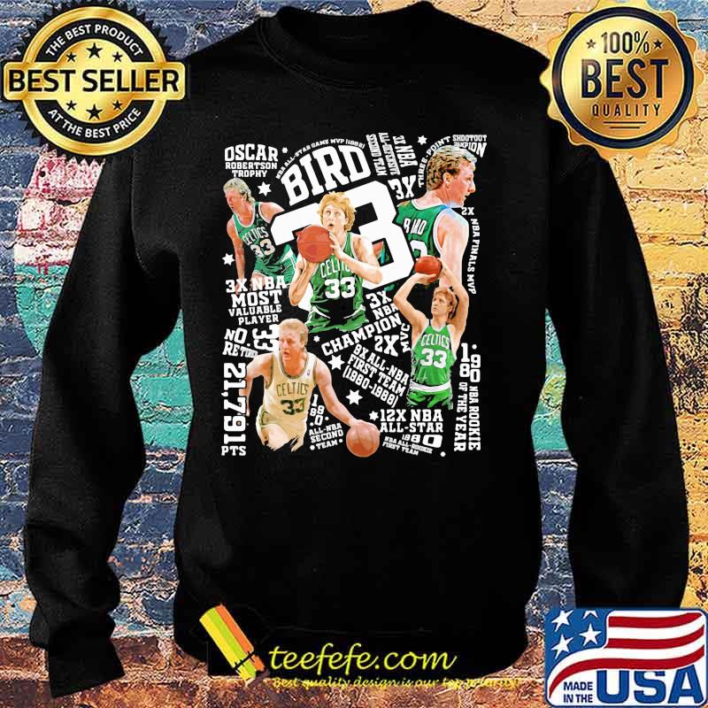Oscar robertson trophy larry bird 33 boston celtics s Sweater Oscar robertson trophy larry bird 33 boston celtics s Sweater