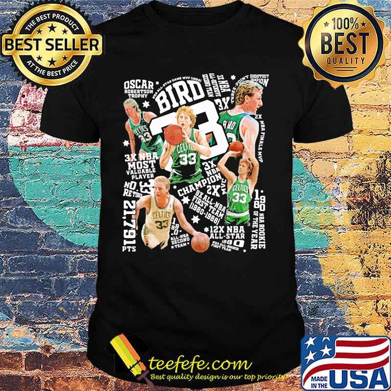 Oscar robertson trophy larry bird 33 boston celtics shirt Oscar robertson trophy larry bird 33 boston celtics shirt