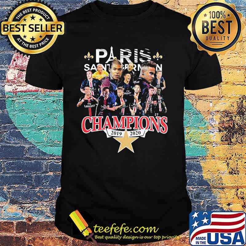 Paris saint-germain champions 2019 2020 star shirt