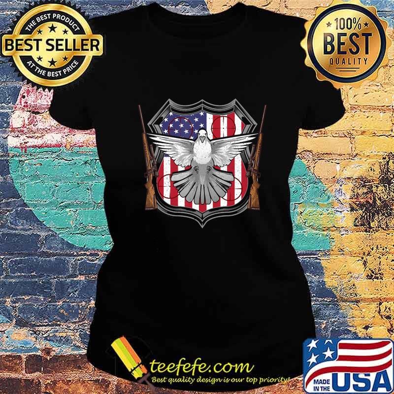 Patriotic Hunting Shirt - Gifts for Dove Hunters - Dove Hunt T-Shirt Ladies tee Patriotic Hunting Shirt - Gifts for Dove Hunters - Dove Hunt T-Shirt Ladies tee