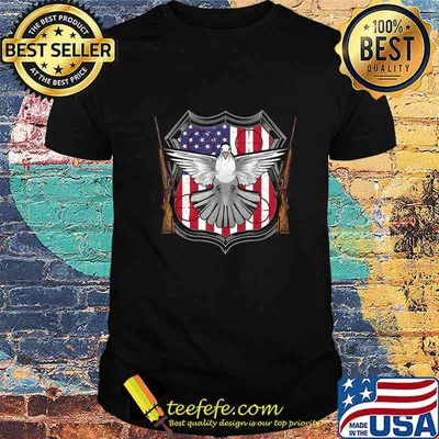 Patriotic Hunting Shirt - Gifts for Dove Hunters - Dove Hunt T-Shirt