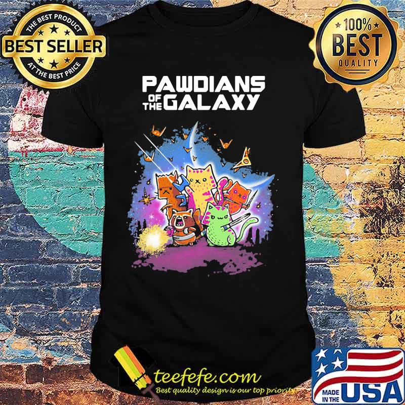 Pawdians of the galaxy cats shirt