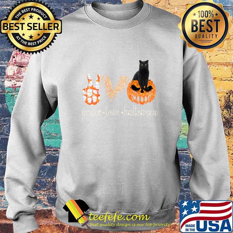 Peace love halloween pumpkin diamond s Sweater Peace love halloween pumpkin diamond s Sweater