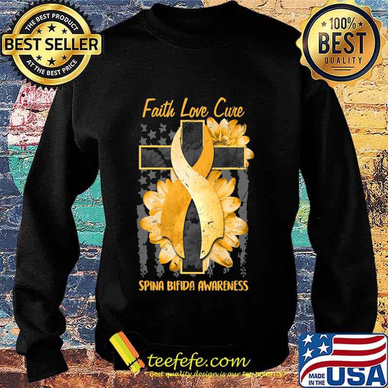 Ph America Flag Christian Cross Ribbon Spina Bifida Gift T-Shirt Sweater Ph America Flag Christian Cross Ribbon Spina Bifida Gift T-Shirt Sweater