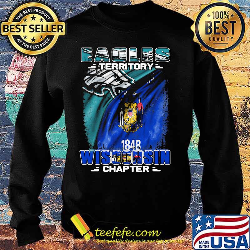 Philadelphia eagles territory wisconsin chapter flag s Sweater Philadelphia eagles territory wisconsin chapter flag s Sweater