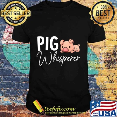 Pig Whisperer Shirt Gift For Pig Lover Premium T-Shirt